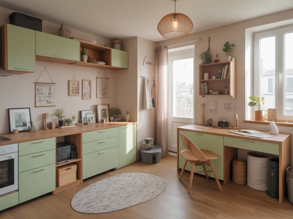 Créer un mur végétal pour allier déco et gain de place dans une mini maison